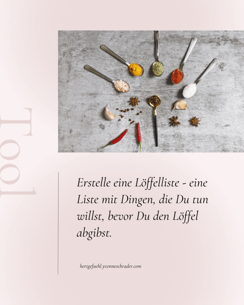 Erstelle eine L&ouml;ffelliste