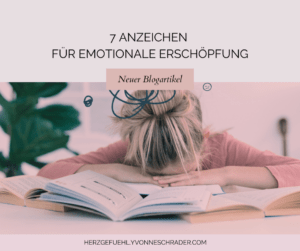 7 Anzeichen für emotionale Erschöpfung