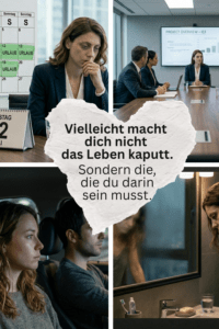 Innere Leere - Vielleicht macht dich nicht das Leben kaputt. Sondern die, die du darin sein musst.