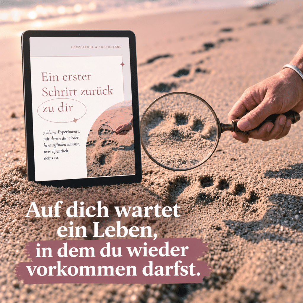 Ein erster Schritt zur&uuml;ck zu dir. 7 Experimente statt noch mehr Gr&uuml;beln.